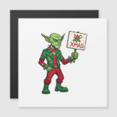 Kein Weihnachten – Rebel Alien Style Magnetkarte (Vorne/Hinten)
