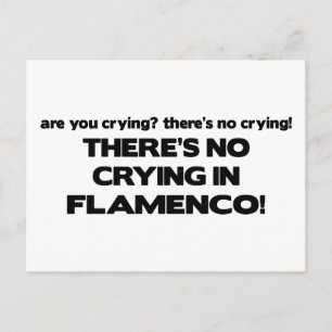 Kein Weinen - Flamenco Postkarte