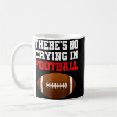 Kein Weinen in Football Cool Football Player Coach Kaffeetasse (Links)