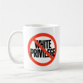 Kein weißes Privileg Kaffeetasse (Links)