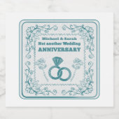 Kein weiterer Hochzeitstag Bierflaschenetikett (Einzelnes Label)