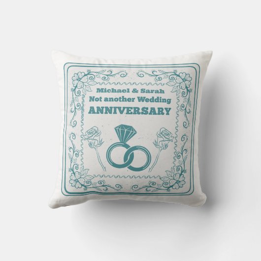 Kein weiterer Hochzeitstag Kissen (Rückseite)