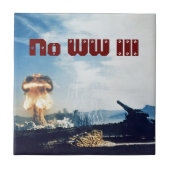 Kein Weltkrieg III Fliese (Vorderseite)