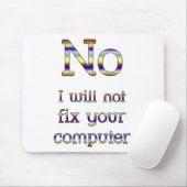 Kein werde ich nicht mousepad (Mit Mouse)