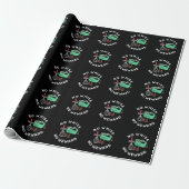 Kein Whisky kein Weward Funny Baking Pun Dark BG Geschenkpapier (Ungerollt)