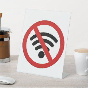 Kein Wi-Fi-Netzwerk Sockelschild