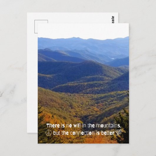 Kein WIFI Postkarte (Vorne/Hinten)