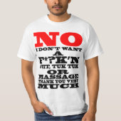 KEIN WILL ICH NICHT EIN F*? K'N ANZUG, TUK TUK T-Shirt (Vorderseite)