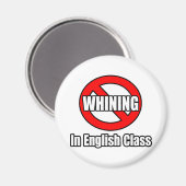 Kein Wink in der englischen Klasse Magnet (Vorderseite/Rückseite)