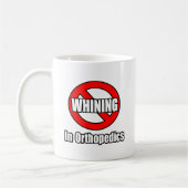 Kein Wink in der Orthopädie Kaffeetasse (Links)