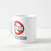 Kein Wink in der Physik-Klasse Kaffeetasse (Vorderseite Links)