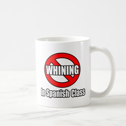 Kein Wink in der spanischen Klasse Kaffeetasse (Rechts)