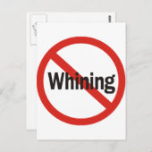 Kein Wink Postkarte (Vorne/Hinten)