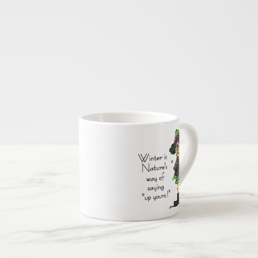 Kein Winterfan Espressotasse (Vorderseite Rechts)