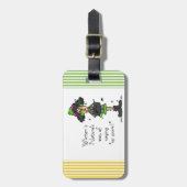 Kein Winterfan Gepäckanhänger (Vorderseite vertikal)