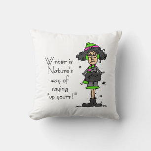 Kein Winterfan Kissen