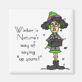 Kein Winterfan Magnet (Vorne)