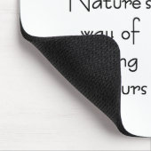 Kein Winterfan Mousepad (Ecke)