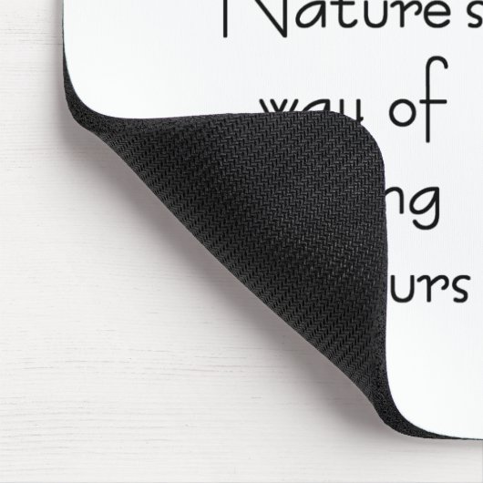 Kein Winterfan Mousepad (Ecke)