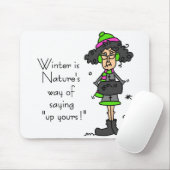 Kein Winterfan Mousepad (Mit Mouse)