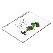 Kein Winterfan Notizblock (Linke Seite)