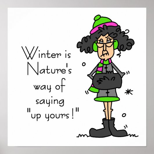 Kein Winterfan Poster (Vorne)