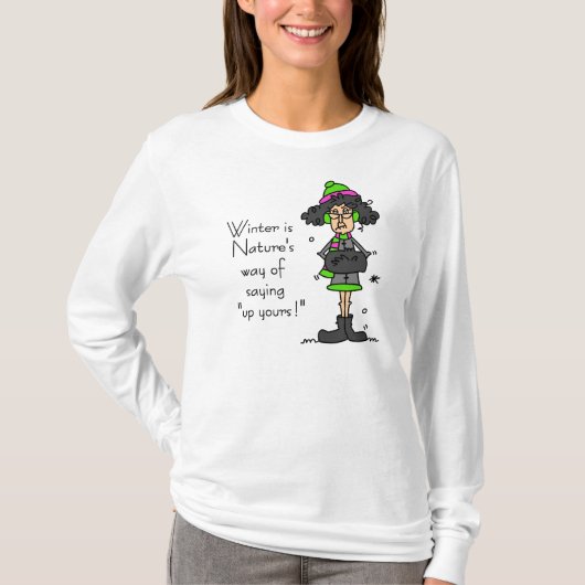 Kein Winterfan T-Shirt (Vorderseite)