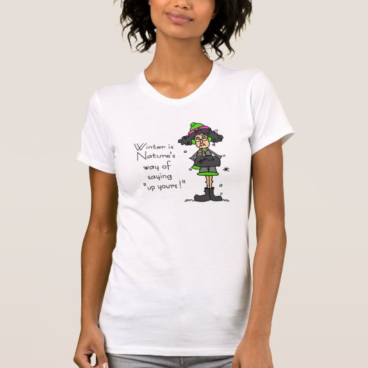Kein Winterfan T-Shirt (Vorderseite)
