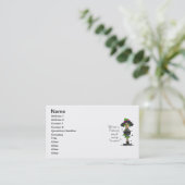 Kein Winterfan Visitenkarte (Stehend Vorderseite)