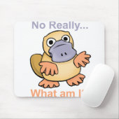 Kein wirklich… Was sind ich? Platypus Mousepad (Mit Mouse)