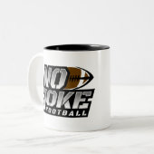 Kein Witz Zweifarbige Tasse (Vorderseite Links)