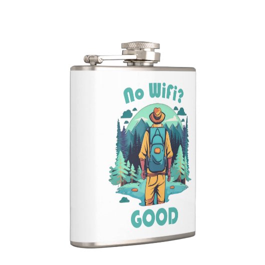 Kein WLAN-guter Backpacker Flachmann (Rechts)