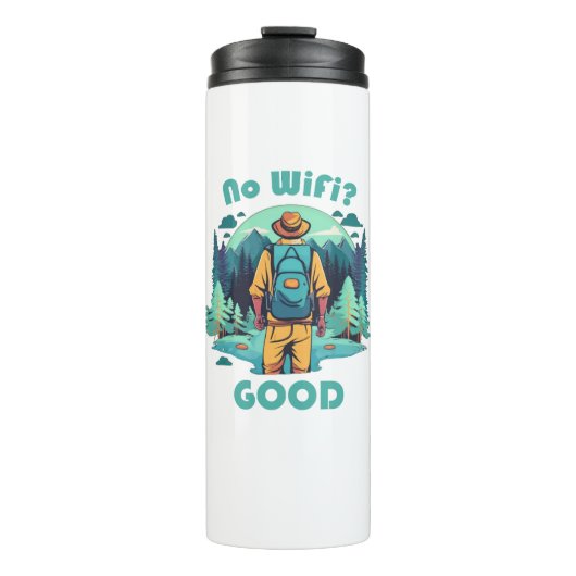 Kein WLAN-guter Backpacker Thermosbecher (Vorderseite)