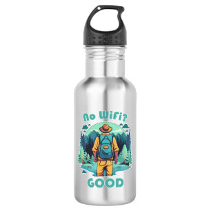 Kein WLAN Guter Rucksacktourist Edelstahlflasche