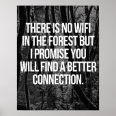 Kein WLAN im Wald Poster (Vorne)