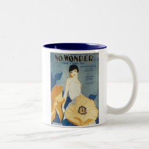 Kein Wunder, dass ich Sie Vintagen Songbook Cover Zweifarbige Tasse