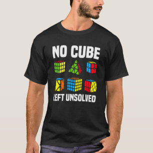 Kein Würfel ungelöst Wettbewerbs-Puzzlewürfel Gesc T-Shirt