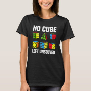 Kein Würfel ungelöst Wettbewerbs-Puzzlewürfel Gesc T-Shirt