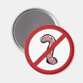 kein Wurzelloch Magnet (Vorderseite/Rückseite)