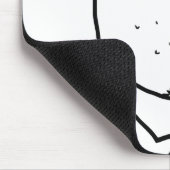 KEIN Y U (Vorlage) - Mousepad (Ecke)