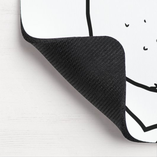 KEIN Y U (Vorlage) - Mousepad (Ecke)