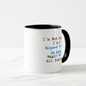 Kein Zauberer, der mit Zahlen zaubert Tasse (VorderseiteRechts)