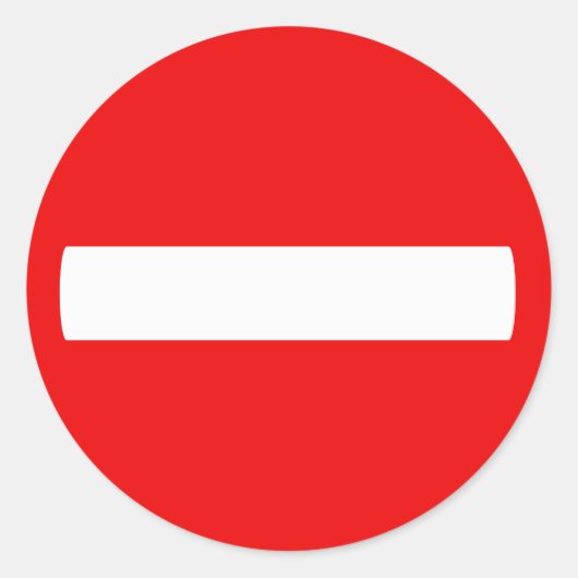 kein Zeichen eingeben (Aufkleber) Runder Aufkleber (Vorderseite)