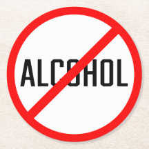 Kein Zeichen für Alkoholverbot | Untersetzer nach 