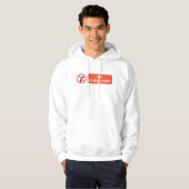 Kein Zeichen für die Trinkwassersicherheit Hoodie (Vorne ganz)