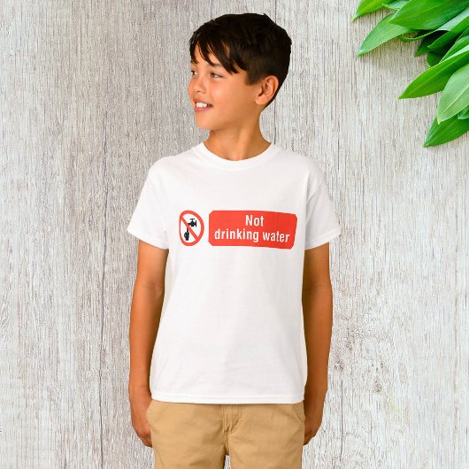 Kein Zeichen für die Trinkwassersicherheit T-Shirt