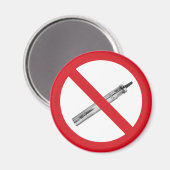 Kein Zeichen Magnet (Vorderseite/Rückseite)