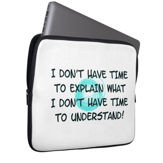 Kein Zeitraffer Laptopschutzhülle (Vorne Rechts)