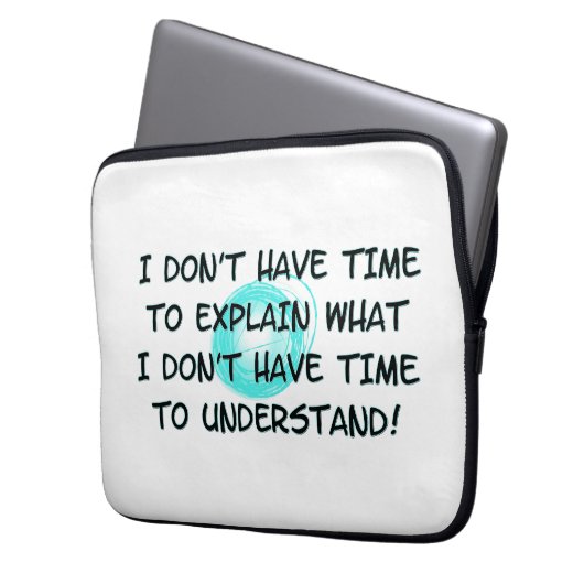 Kein Zeitraffer Laptopschutzhülle (Vorderseite Links)