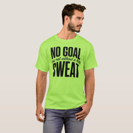 Kein Ziel erreicht Minimalistische Rechenschaftspf T-Shirt